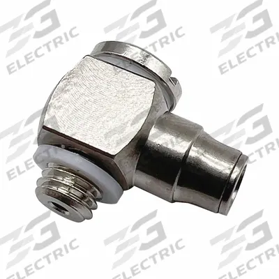 LEGRIS Push-Fit Adapter Fitting: 3 mm Pipe x 3 mm OD Size, Metric x Push-to-Connect - Nylon & Nickel-Plated Brass Tube Fittings