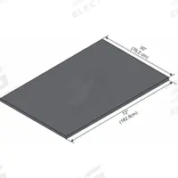 INSTOCK Work Surfaces: 6 ft Overall Lg, 30 in Overall Wd, 1 in Countertop Thick, Black, Epoxy (MPN GRLE7230-1). Key specifications — Brand: INSTOCK; Color: Black; Material: Epoxy.