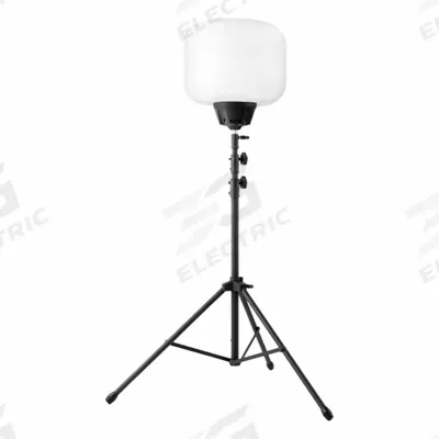 VOLTERREX Tripod Balloon Light Kit: 13,000 lm Max Brightness, 6.5 ft Max Ht, 48V DC - Cordless Tripod Balloon Lights
