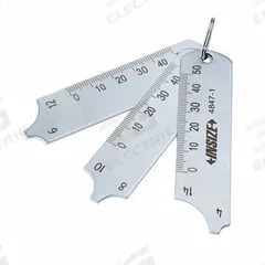 INSIZE FILLET WELDING GAGE: Millimeter, 1 mm Unit of Measure Increments (MPN 4847-1). Key specifications — Measurement Functions: Length; Display Units of Measure: Millimeter; Manufacturer Part Number: 4847-1; Brand: INSIZE.