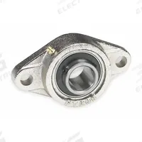 DAYTON 2 Bolt Flange Bearing: Radial Ball, 3/4 in Bore, Cast Iron, Set Screws, 4 13/32 in Lg, 52100 (MPN 3FDE1). Key specifications — Bore Type: Cylindrical; Brand: DAYTON; Lubricant Material: NLGI #2 Equivalent; Mounting Bolt Size: 3/8 in; Split Housing: Not Split; System of Measurement: Inch.