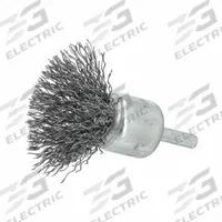 APPROVED VENDOR End Brush: Crimped Steel, 3 in Dia, 0.02 in Fill Dia, 1/4 in Shank (MPN 66254443244). Key specifications — Brand: APPROVED VENDOR.