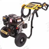 DEWALT Gas-Powered Pressure Washer: Heavy Duty, Cart, 3,700 psi, 2.5 gpm, 5 13/16 hp Horsepower (MPN DXPW61340). Key specifications — attr1034381: Honda; attr1037666: DEWALT.