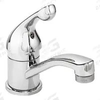 DELTA FAUCET COMPANY Low Arc Bathroom Faucet: Classic, Brass, Chrome Finish, 1.2 gpm Flow Rate, Arc (MPN 570LF-WF). Key specifications — Includes: Copper Tubing; Brand: DELTA FAUCET COMPANY; Series: Classic.