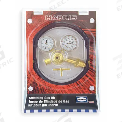 HARRIS Flow Gauge Regulator: CGA 580 Inlet, 5/8"-18 F RH Outlet - Flow Gauge Regulators