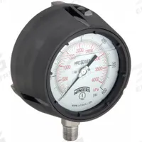 WINTERS Process Pressure Gauge: 0 psi to 600 psi, White, 4 1/2 in Dial, 1/2 in NPT Male, Bottom, PPC (MPN PPC5069G-SG45). Key specifications — Brand: WINTERS; Pointer Color: Black; Accuracy: ±0.5%; Dial Color: White; Gauge Wetted Parts: Stainless Steel; Case Material: Phenolic; Vibration Resistance Properties: Liquid-Filled; Pressure Range: 0 psi to 600 psi.