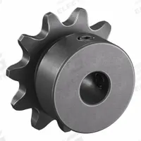 TSUBAKI Single Strand Sprocket: 35, For 3/8 in Chain Pitch, 3/8 in Bore Dia, 11 Teeth, Steel (MPN 35B11F-3/8). Key specifications — Brand: TSUBAKI.