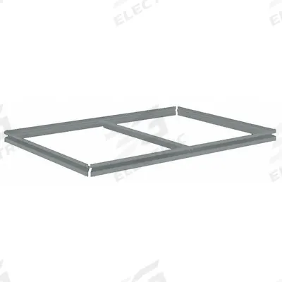 TENNSCO Shelf: 36 in x 30 in, 1,000 lb Load Capacity, Gray - Open Deck Shelf Kits for Boltless Shelving