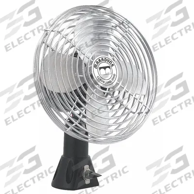 MARADYNE DC Fan: 24V DC, Hardwired, 6 1/2 in Blade Dia, 220/280 cfm, 1.8/1.0 A - Vehicle Bolt-On Fans