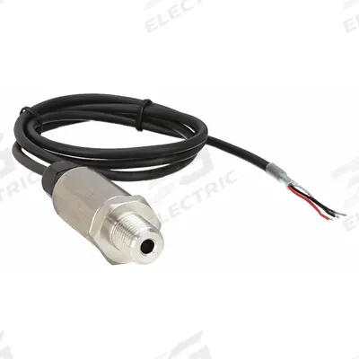 Dwyer Pressure Transmitter: 0 psi to 50 psi, 4 to 20mA DC, Cable, 1/4 in Male NPT - Pressure Transmitters with Cable & Wire Leads