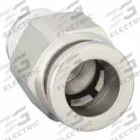 SMC Push-Fit Adapter Fitting: 10 mm OD x 1/4 in OD Size, Push-to-Connect x BSPT, Stainless Steel (MPN KQG2H10-02S). Key specifications — Brand: SMC; Thread Size A: 1/4".
