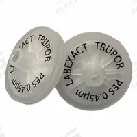 LABEXACT Syringe Filter: Non-Sterile, 0.45 um Pore Size, 100 mL Max Capacity - mL, 25 mm Housing Dia (MPN LE-IWT-ES20026). Key specifications — Housing Material: Polypropylene; Inlet Connection Gender: Female; Inlet Connection Type: Female Luer Lock; Outlet Connection Gender: Male; Brand: LABEXACT; Compatible Product Type: Leur Lock Syringe; Filter Material: Polyethersulfone; Outlet Connection Type: Luer-slip (no- barb).