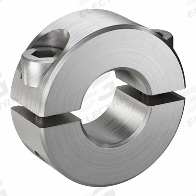 RULAND MANUFACTURING Shaft Collar: 2-Piece, Inch, Round, Clamp-On, 5/16 in Bore Dia - Stainless Steel Shaft Collars