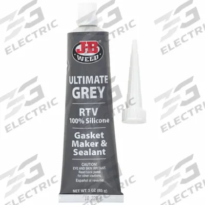 J-B WELD Sealant: 3 oz, Tube, Gray - Oil-Resistant RTV Gasket Makers