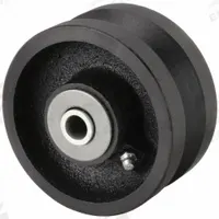 APPROVED VENDOR Track Wheel: 6 in Wheel Dia., 2 1/2 in Wheel Wd, 900 lb Load Capacity, Iron, Roller (MPN 1NWC1). Key specifications — attr1099880: Yes; attr1099886: Black; attr1099891: APPROVED VENDOR.