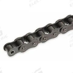 TSUBAKI Roller Chain: Steel, Single Strand, 06B, 3/8 in Pitch, 10 ft Overall Lg, Riveted Pin (MPN RF06BRB). Key specifications — Pin Construction: Riveted Pin; Brand: TSUBAKI.
