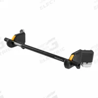 TOUGHBUILT Stacktech Roll Holder Accessory: 3 5/8 in W x 5 7/8 in H x 16 3/8 in L, Steel (Bar) (MPN TB-B1-A-32). Key specifications — attr1125840: Yellow; attr1125847: Steel (Bar); attr1125867: 857FX8; attr1125835: TOUGHBUILT.