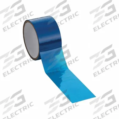 CAPLUGS Film Tape: 1/4 in Wd, 72 yd Lg, 1 mil Thick, Polyester Film, Silicone - High-Temperature Film Masking Tape
