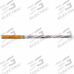 CHAINFLEX VFD Servo Motor Cable: (4) 2 AWG (35), Orange, PUR Jacket, 1,000 V Volt (MPN CF270-UL35004D). Key specifications — Conductor Grouping: (4) 2 AWG; Includes Ground: Yes; Overall Length: Order by the Foot; Minimum Bend Radius Factor - Fixed: 5 x OD; Minimum Bend Radius Factor - Flexible: 8 x OD; Brand: CHAINFLEX.