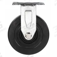 DAYTON Rigid Caster: 190 lb Load Capacity, 5 in Overall Lg, 1 1/4 in Overall Wd, Rubber/Steel, Black (MPN R5544). Key specifications — Material: Steel; Compatible Grainger Part Number: 3BE77; Color: Black; Brand: DAYTON; Manufacturer Part Number: R5544.