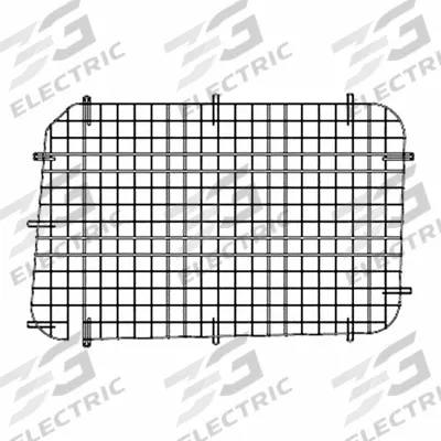 WEATHER GUARD Van Window Screen: Van Window Screen, Steel, 46 in Overall Wd, 30 in Overall Ht - Van Window Screens