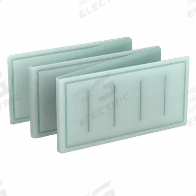 GRAINGER Link Air Filter: 16 in x 20 in x 1 in, 20 in Section Wd, 5 Sections, 3 Ply - MERV 8 Link Air Filters