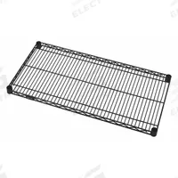 QUANTUM Wire Shelf: 42 in x 14 in, 1 Shelves, Quick-Adjust, 600 lb Load Capacity, Dry/Wet, Black (MPN 1442BK). Key specifications — Recommended Environment: Wet; Material: Steel; Brand: QUANTUM; Color: Black; Finish: Epoxy Coated.