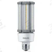 HID Replacement LED Bulb: Corncob, Medium Screw (E26), 27 W Watt, 4000K, LED, 100 to 277V (MPN 27CC/LED/840/ND E26 G2 BB 6/1). Key specifications — Color Temperature: 4000K; Brand: PHILIPS; Shatter-Resistant: Yes.