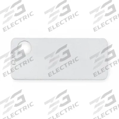 PANDUIT Marker Plate: Rectangle, 3/4 in x 1 3/4 in, 316 Stainless Steel, 0.01 in Thick - Plates for Label Stamping Presses