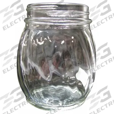 TABLECRAFT PRODUCTS Shaker Jar Only: 6 oz Capacity, PETG Body, Clear - Shaker Jars