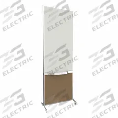 VERSARE Room Divider: 1 Panels, Opaque, Latte Panel, 76 in Overall Ht, 26 1/2 in Overall Wd, Fixed (MPN 1200010). Key specifications — Ballistic Standards: NIJ Level III-A; Frame Finish: Anodized; Frame Material: Aluminum; Mounting Location: Freestanding; Panel Color: Latte; Panel Surface Material: Fabric.