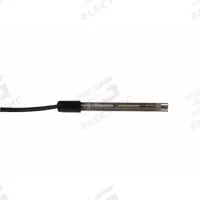 THERMO SCIENTIFIC Electrode: 9107BNMD-1, pH, 0 to 14 pH, Std, 1 m Cable Lg, BNC/Mini-DIN, Wick. Key specifications — Manufacturer Part Number: 9107BNMD-1; Product Type: Electrode; Junction: Wick; Connection Type: Mini-DIN; Test Parameters: pH; Tip Shape: Standard; Material: Epoxy; Range: 0 to 14 pH.