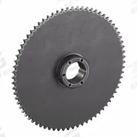 TSUBAKI Sprocket: For 60 Chain, 72 Teeth, 17.195 in Pitch Dia, 17.628 in Outside Dia, Steel (MPN 60Q72). Key specifications — Brand: TSUBAKI; Required Bushing Series: Q1.