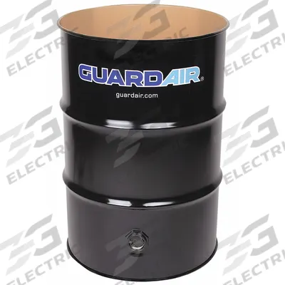 GUARDAIR Vacuum Drum: Open Head, 23 5/8 in Top Outside Dia, Steel - Pneumatic Vacuum Drums