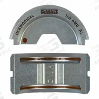 DEWALT Die Set: For DCE310, U-Die, 1/0 AWG Aluminum U-Die (MPN DCE310010AL). Key specifications — attr534228: U-Die; attr534229: DCE310; attr551983: Die Set; attr551985: 1/0 AWG Aluminum U-Die.