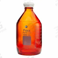 APPROVED VENDOR Narrow Mouth Round Glass Bottles - Safety Coated: 2 L, GL45, Amber, 4 Bottles (MPN 48V-9401-FLS). Key specifications — Brand: APPROVED VENDOR; Graduated: Yes; Body Color: Amber; Screw Closure Size: GL45.