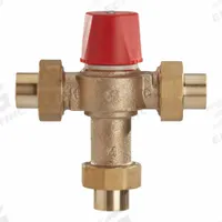 WATTS Thermostatic Mixing Valve: 1 in Inlet Connection Size, 1 in Outlet Connection Size, Solder (MPN LF1170-M2-US). Key specifications — Includes: Locking Mechanism; Brand: WATTS.