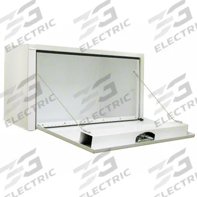 BUYERS PRODUCTS Underbody Truck Box: Underbody Truck Box, Single Drop-Down Door Door, White - Single Drop-Down Door Boxes