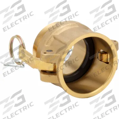 DIXON VALVE & COUPLING Cam and Groove Coupling: 3 in Coupling Size, 3 in Hose Fitting Size, 3 in -8 Thread Size - Type B Forged Brass Cam & Groove Fittings