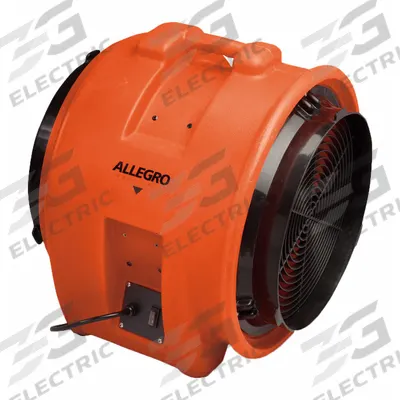 ALLEGRO Confined Space Blower: 115 V AC, 16 in Duct Dia, 1 hp Horsepower - Axial Fans & Blowers