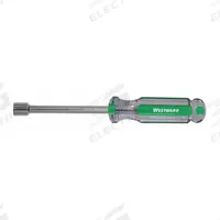 WESTWARD Solid Round Shank Nut Driver: Straight, SAE, Without Magnetized Tip, Std, 11/32 in Tip Size (MPN 401L22). Key specifications — attr1214485: Round; attr1214505: WESTWARD.