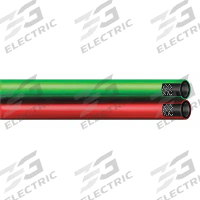 RADNOR Twin Line Welding Hose: 3/8 in Hose Inside Dia., 750 ft Hose Lg - Grade T Twin-Line Bulk Welding Hoses
