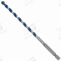 BOSCH Round Hammer Drill: 1/4 in Drill Bit Size, 4 in Max Drilling Dp, 6 in Overall Lg (MPN HCBG06T). Key specifications — attr277146: BOSCH.