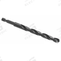BOSCH Hex Shank Drill Bit: 3/8", 135° Split Point, Black Oxide HSS, Impact Rated (MPN BL2151IM). Key specifications — attr1234973: Impact Rated; attr1234966: BOSCH; attr1234978: 0.3750.