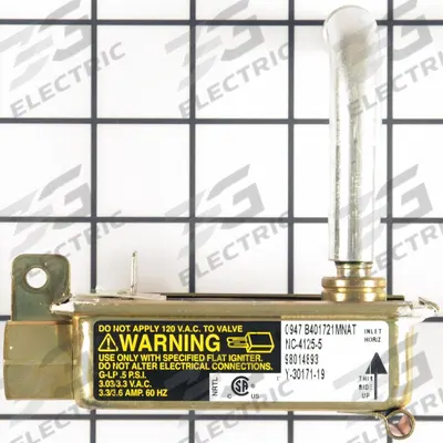 WHIRLPOOL Safety Valve: Mfr Part # 98014893 - Whirlpool Oven Replacement Parts