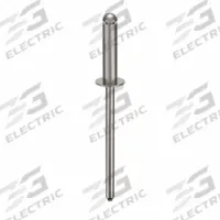 Blind Rivet,1 59/99" L,0.124" dia,PK500: Inch, 1 19/32 in Overall Lg, 1/2 in Body Lg, Dome, 500 PK (MPN SSD46SSBS201). Key specifications — Brand: POP AVDEL.
