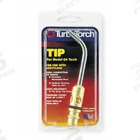 TURBOTORCH Hand Torch Tip: Swirl Flame, External Lighter, For Use With G-4/PLF-A5, 3/16 in (MPN 0386-0101). Key specifications — Compatible Torch Manufacturer Part Number: G-4; Tip Size: 3/16 in; Connection Type: Quick Connect; Manufacturer Part Number: 0386-0101; Brand: TURBOTORCH.