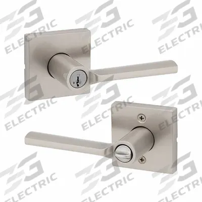 KWIKSET Door Lever Lockset: Office Lever Locksets, Nickel