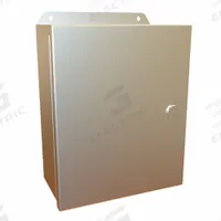 HAMMOND Electrical Enclosure: Stainless Steel, 10 in x 8 in x 4 in, NEMA 12/13/3R/4/4X, w/Panel (MPN EJ1084SS). Key specifications — Brand: HAMMOND; Closure Method: Latches; Enclosure Material: Stainless Steel; Knockouts: Not Included; Includes Inner Panel: with Inner Panel Included.