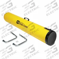 PIG Drain Seal Storage and Carry Case: 9 3/8 in Dia, 9 3/8 in Ht, 56 1/2 in Lg, Polypropylene (MPN PLR288). Key specifications — Compatible Manufacturer Part Number: PLR406; Color: Yellow; Material: Polypropylene; Brand: PIG.